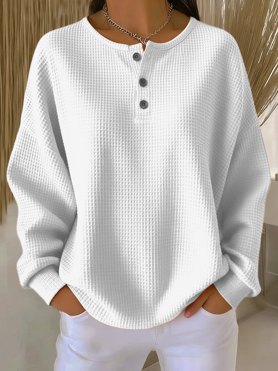 Poppy - Casual Round Neck Sweatshirt