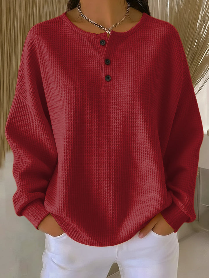 Poppy - Casual Round Neck Sweatshirt
