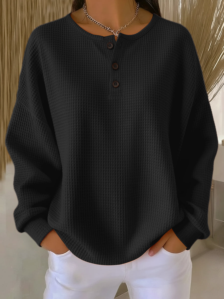 Poppy - Casual Round Neck Sweatshirt