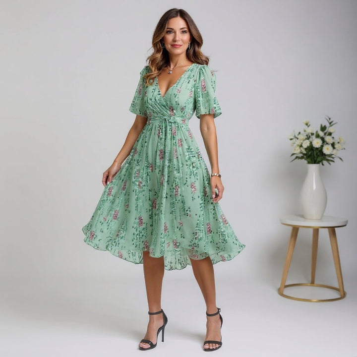 Eden - Elegant colourful dress