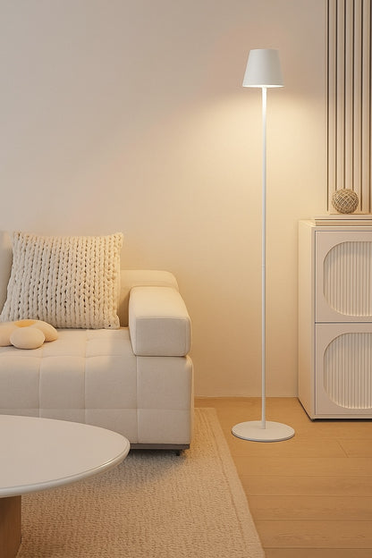 ✨ MaisonLaurant™ Luminère Élancée – Minimalistische Draadloze Staande Lamp met Sfeervolle Gloed