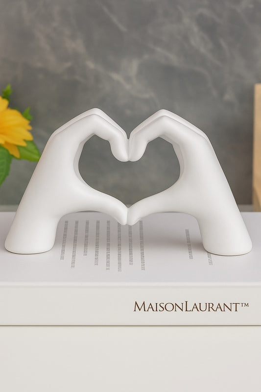 🤍 MaisonLaurant™ L’Amour Noir – Handbeeld in Hartvorm