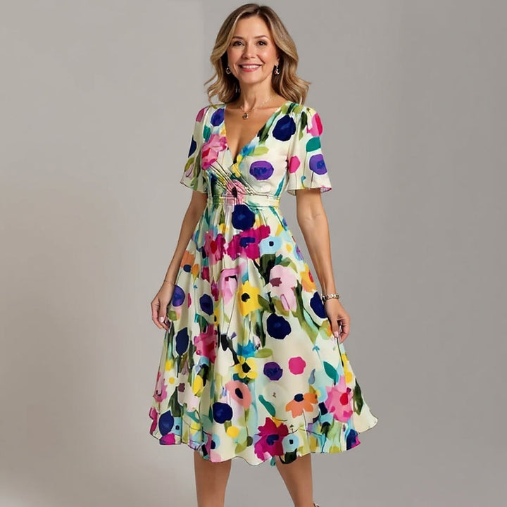 Eden - Elegant colourful dress