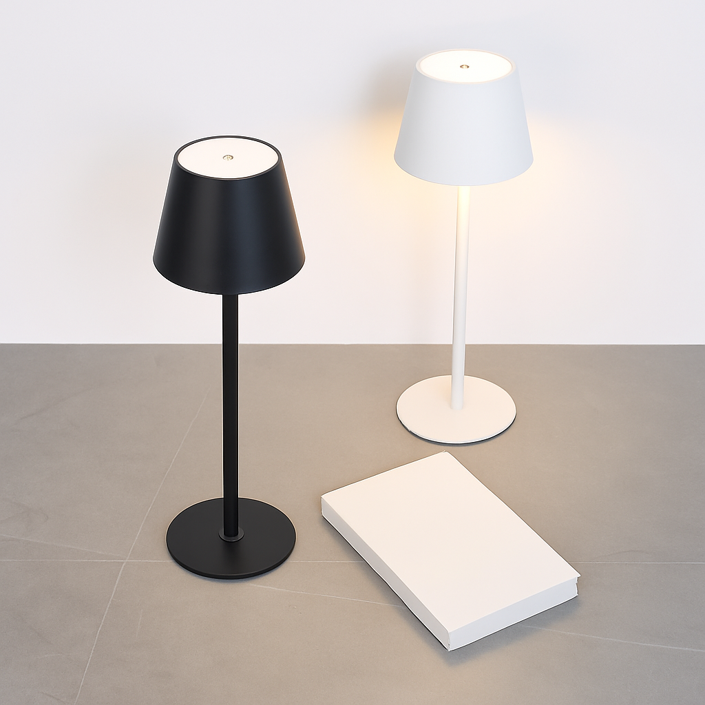 🔥✨ MaisonLaurant™ “Lumière Haute” – Moderne Oplaadbare Tafellamp met Slanke Hoge Voet | Sfeervolle Verlichting voor Woonkamer & Slaapkamer