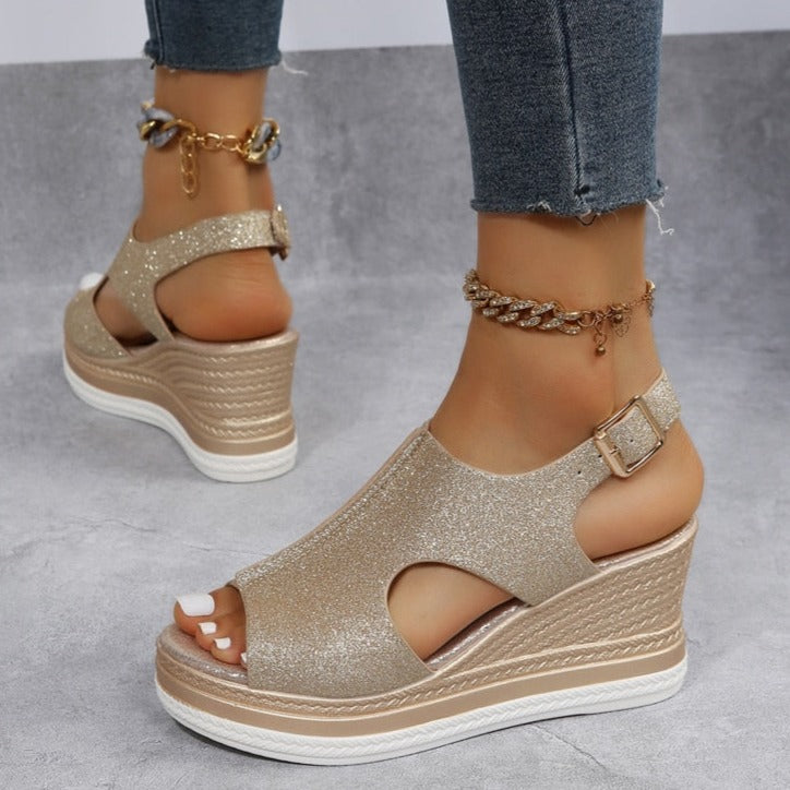 Maeve – Relaxed Wedge Sandals