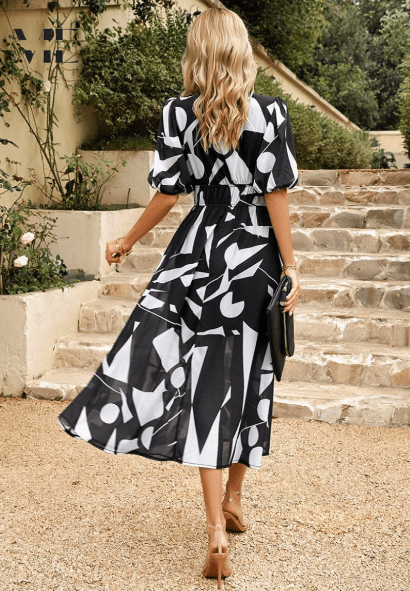 Lorenza – Elegant Spring Midi Dres