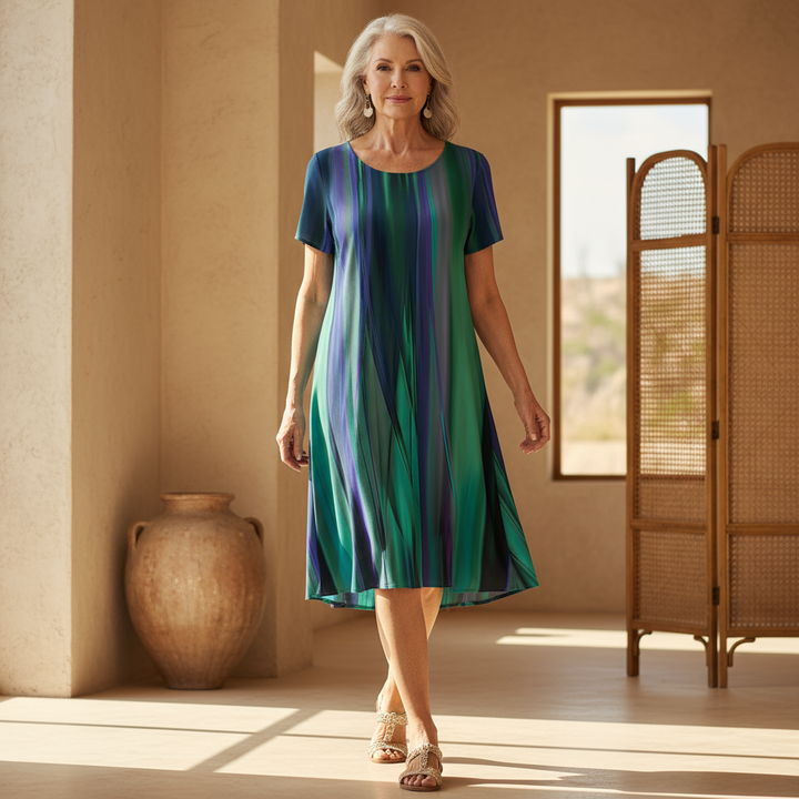 Charlie - Casual Boho Gradient Dress